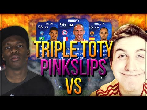 INSANE TOTY PINK SLIPS | KSI Vs MattHDGamer (FIFA 14)