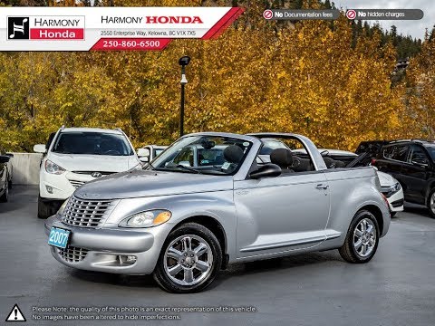 2005 Chrysler PT Curiser Touring convertible - Harmony Honda - Silver - 19473B - Kelowna, BC