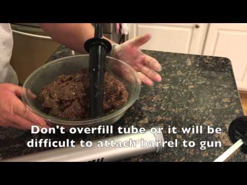 Beef Jerky with powered jerky gun