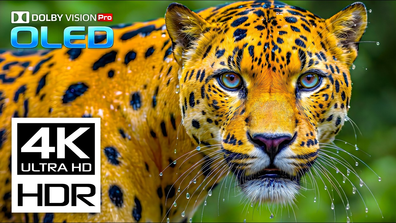 Hard to Believe Wild Animals Dolby Vision HDR 4K Video 120 FPS | 8K TV Ultra HD OLED Test