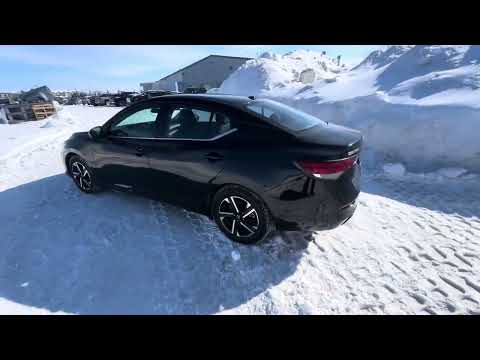 2025 Nissan Sentra SV CVT in Black for sale at Selkirk GM in Selkirk, MB