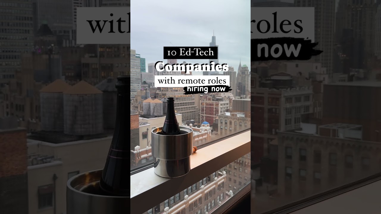 10 EdTech Companies Hiring Now | Remote Jobs #workfromhomejobs