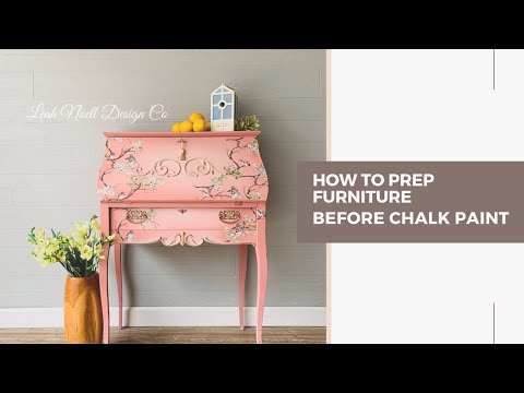 How to Prep Furniture before Chalk Paint
