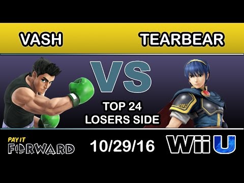 2GG: Pay it Forward - PWRUP | Vash (Little Mac) Vs. Tearbear (Marth) Losers Side - Smash Wii U