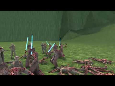 CAN 300 JEDI KNIGHT PULVERIZE 25000 WW1 GERMAN SOLDIER? - CLASH OF UNIVERSES!