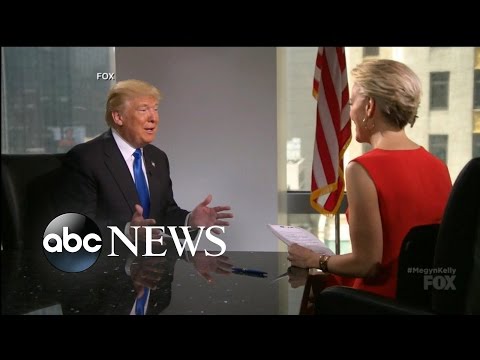 Trump Tells Megyn Kelly 'I Go After People Hard'