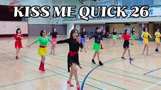 KISS ME QUICK 26 Line Dance | Beginner | 수요반 Demo