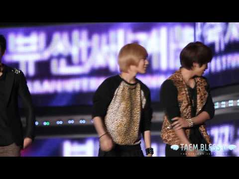 101021 cute Taemin talk fancam @ Ystar Live Power music