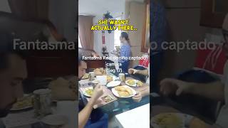 She captured a real ghost on camera!?