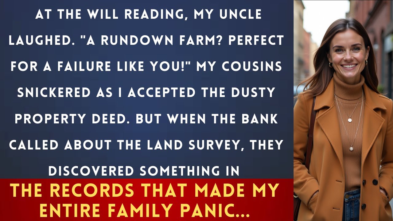 Grandma Left Me A 'Worthless' Farm, But What The Bank Found In The Old Records Changed Everything!"