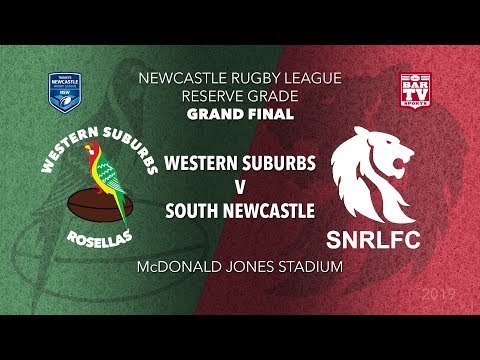 2019 Newcastle RL Reserve Grade Grand Final - Western Suburbs Rosellas v South Newcastle Lions