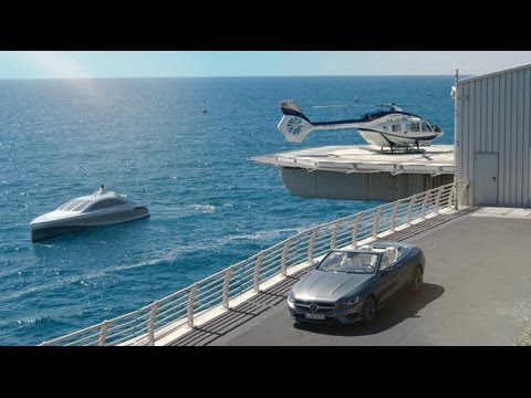 Mercedes-Benz Trio: Helicopter, Yacht & S-Class Cabriolet