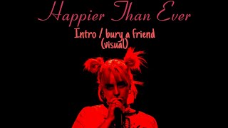 Billie Eilish - intro / bury a friend (visual with lights) *FLASH WARNING*