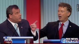 Chris Christie and Rand Paul 4th Amendment Smackdown!