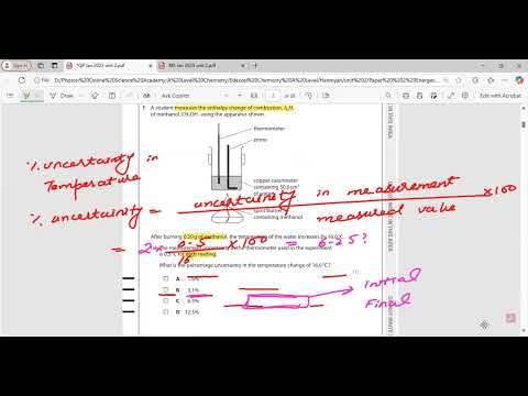 QP January 2023 Unit 2 |Pearson Edexcel International Advanced Level|  WCH12/01|Saad Anwar
