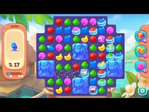 Wildscapes level 2439 New Item - Ice Sculptures 🐼 Playrix 👋😘✌️ HD