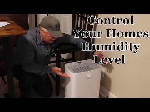 Kesnos 80 Pints Energy Star Dehumidifier for Home & Basement with Drain Hose, Ideal for Large Spaces up to 5,500 Sq. Ft., Featuring Auto Defrost & Self-Drying Function video review thumbnail