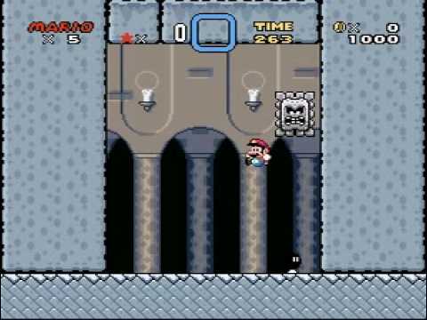 Super Mario World Custom Sprite: Homing Thwomp Boss v2.0