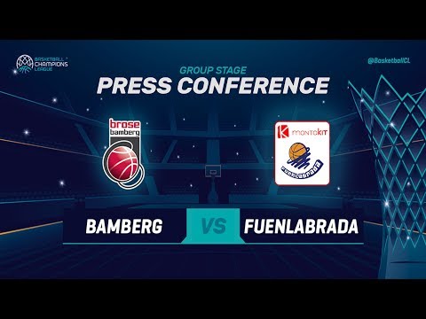 Brose Bamberg v Montakit Fuenlabrada - Press Conf. - Basketball Champions League 2018-19