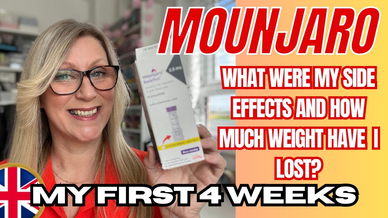 MY FIRST 4 WEEKS ON MOUNJARO - HOW MUCH WEIGHT HAVE I LOST AND DID I HAVE ANY SIDE EFFECTS?