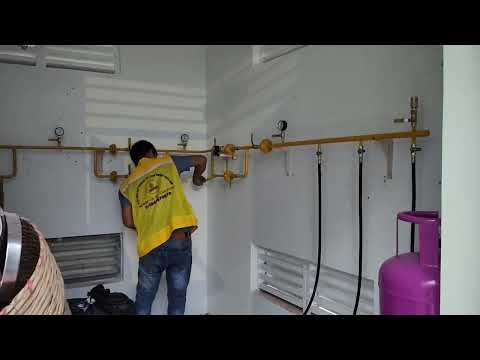 Lắp đặt hê thống gas công nghiệp cho trường học theo tiêu chuẩn 7441 PCCC