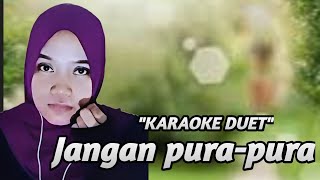Download lagu JANGAN PURA-PURA - MANSYUR S | KARAOKE DUET BERSAMA RINDA SALIM mp3