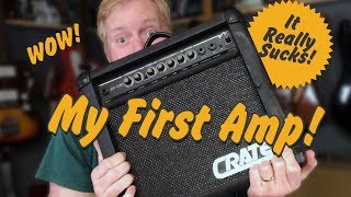 Video thumbnail for CRATE Gx-15r / My first amp comes home! by 60 Cycle Hum