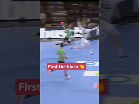 Was für eine Aktion von Milos Vujovic 🤯   #Handball #LIQUIMOLYHBL