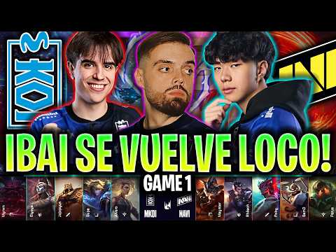 IBAI SE VUELVE LOCO CON KOI! 😱SON MUY BUENOS!🔥 - KOI vs NAVI Game 1 LEC VERSUS PLAYOFFS 2026 IBAI