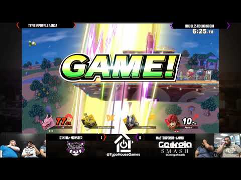Panda Smash Monday 4/1/19 - D3king/Monster VS MasterPerch/Ammo- Doubles Round Robin