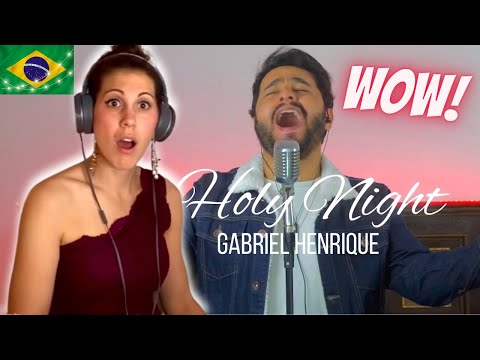 FIRST TIME HEARING Gabriel Henrique - O Holy Night #gabrielhenrique #reaction #ohholynight #wow