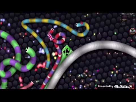 Slither.io Minecraft Creeper Skin Mod Sneaky Snake | Epic Slither.io Gameplay!