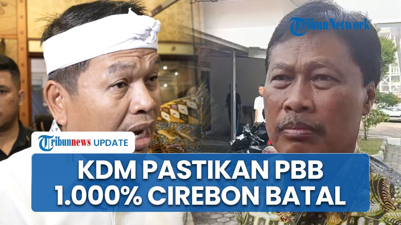 Seusai Temui Wali Kota Cirebon, Dedi Mulyadi Pastikan PBB Tidak Jadi Naik hingga 1.000 Persen