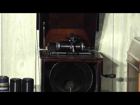 Edison blue amberol cylinder 2104 - Stars & Stripes Forever March by John Phillips Sousa