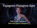 Papageno Papagena Duet German And English Subtitles Mozart S Magic Flute