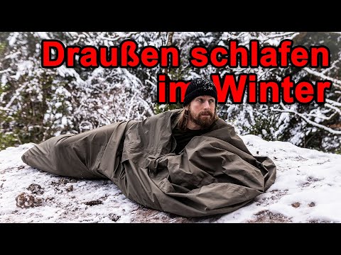 Draußen schlafen im Winter - Ausrüstung, Erfahrungen und Tipps