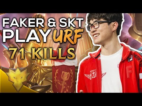 Faker & SKT 5 MAN URF! - FAKER 31 KILLS IN 14 MINUTES! - Faker URF Highlights 2017