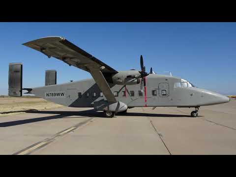 Win Aviation Short C-23 Sherpa - Flight from Coolidge (P08) to Eloy (E60), Arizona