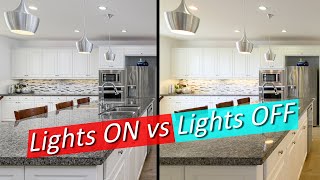 Lights ON vs Lights OFF for Real Estate Photography