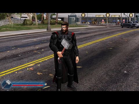 Thor throwing Mjolnir compilation - GTA 5