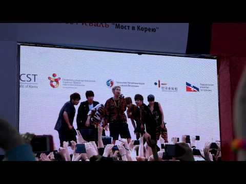 140614 BTS in Moscow - Fesitval 'Bridge to Korea'