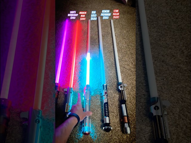 Vídeo relacionado con Star Wars Lightsabers Camiseta, Negro (Black Blk), 9-10 años para Niños