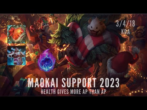 Maokai Support VS Ashe | Health Gives More AP Than AP | League of Legends Replay