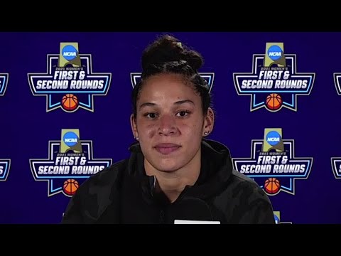 Women's Basketball - Veronica Burton postgame