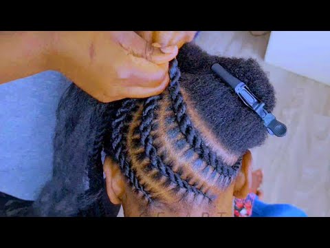 Learn how to: Protective Flat twist cornrows epc:2||...