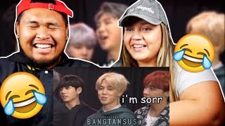 Namjoon being done with BTS- English | COUPLES REACTION | FUNNY
