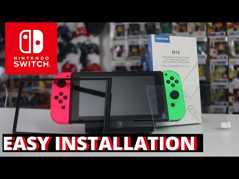 EASIEST!!! Nintendo Switch Screen Protector Installation Guide | Featuring KIWIHOME N15 KIT