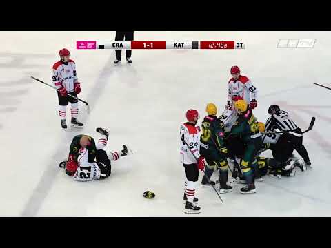 Bójka w meczu Comarch Cracovia - GKS Katowice