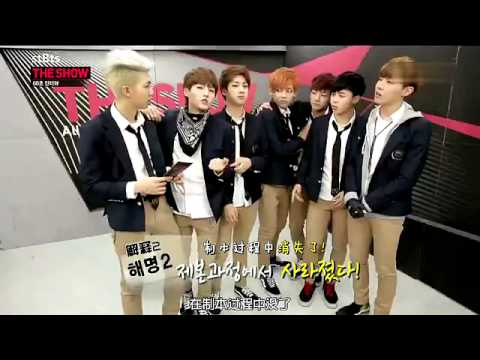 『stBts 中字』140225 防弹少年团 SBS MTV THE SHOW 60秒intervi
