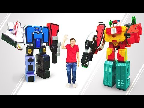 Видео для мальчиков: Трансботы. Распаковка роботов. Огромные трансформеры XL